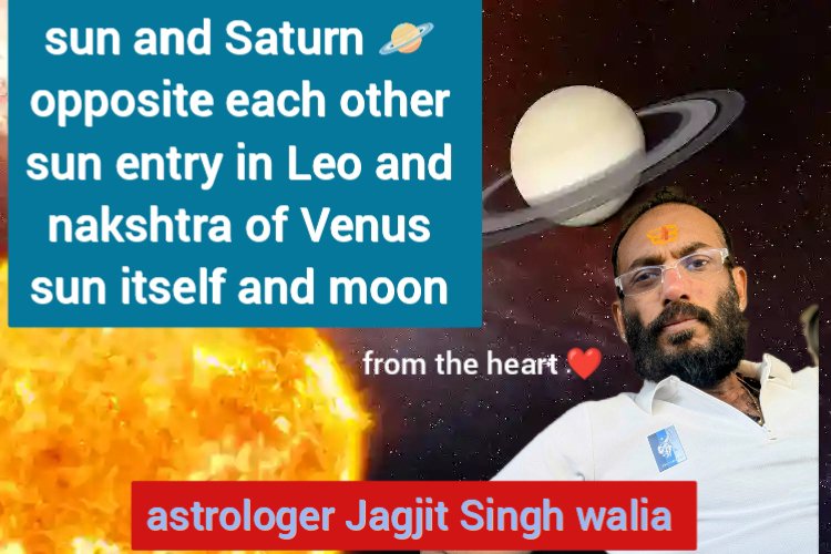 SUN AND SATURN 🪐 IS OPPOSITE EACH OTHER DANGEROUS OR GOOD AFFECTS ON ZODIACS SIGNS